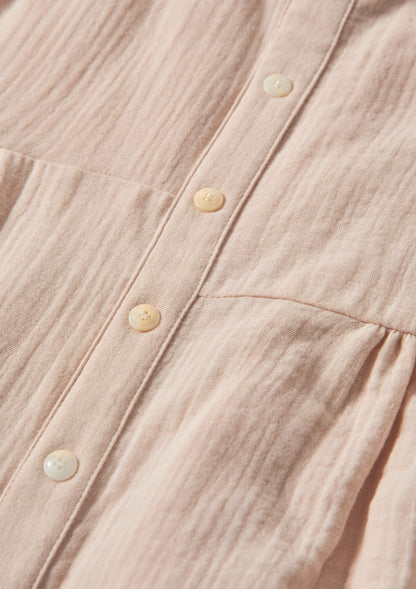 Popelin Dusty Pink Midi Skirt