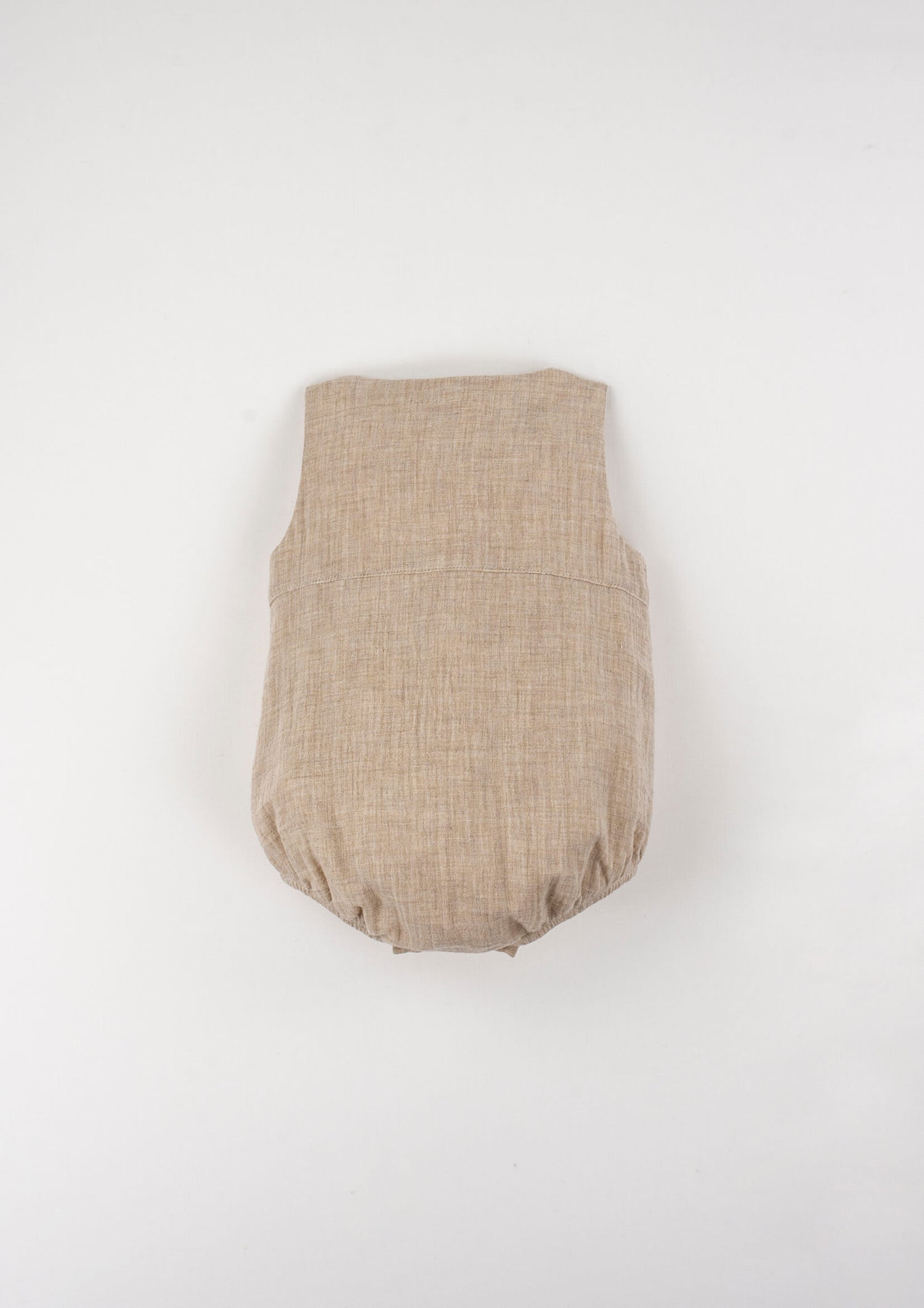 Popelin Sand Baby Romper Suit
