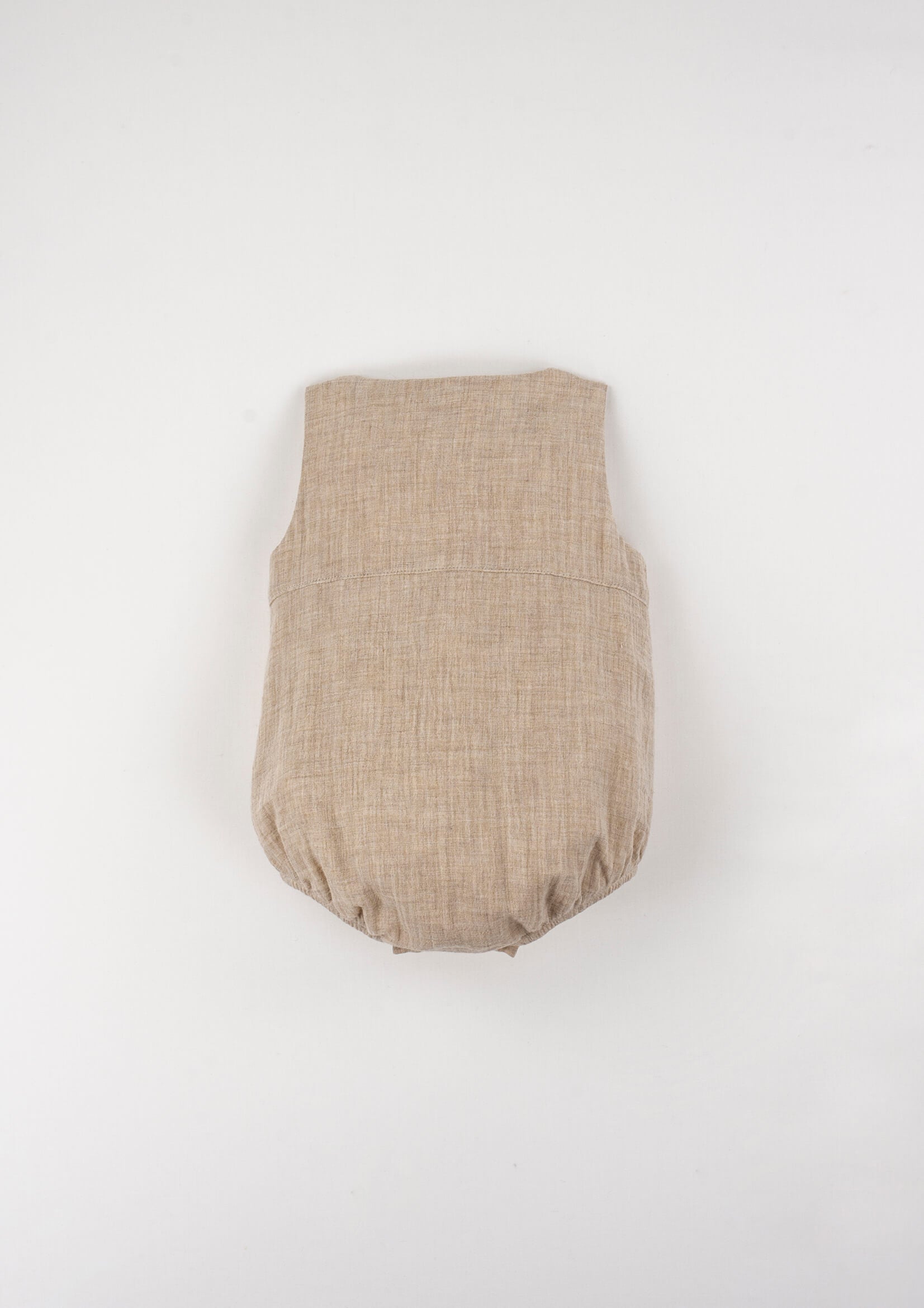 Popelin Sand Baby Romper Suit