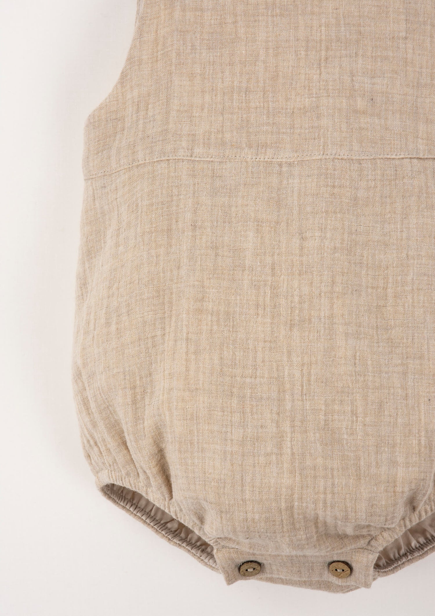 Popelin Sand Baby Romper Suit