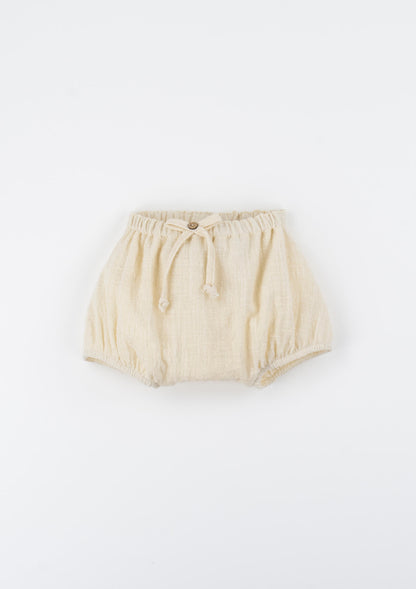 Popelin Off-White Basic Baby Culotte