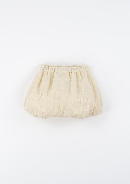 Popelin Off-White Basic Baby Culotte