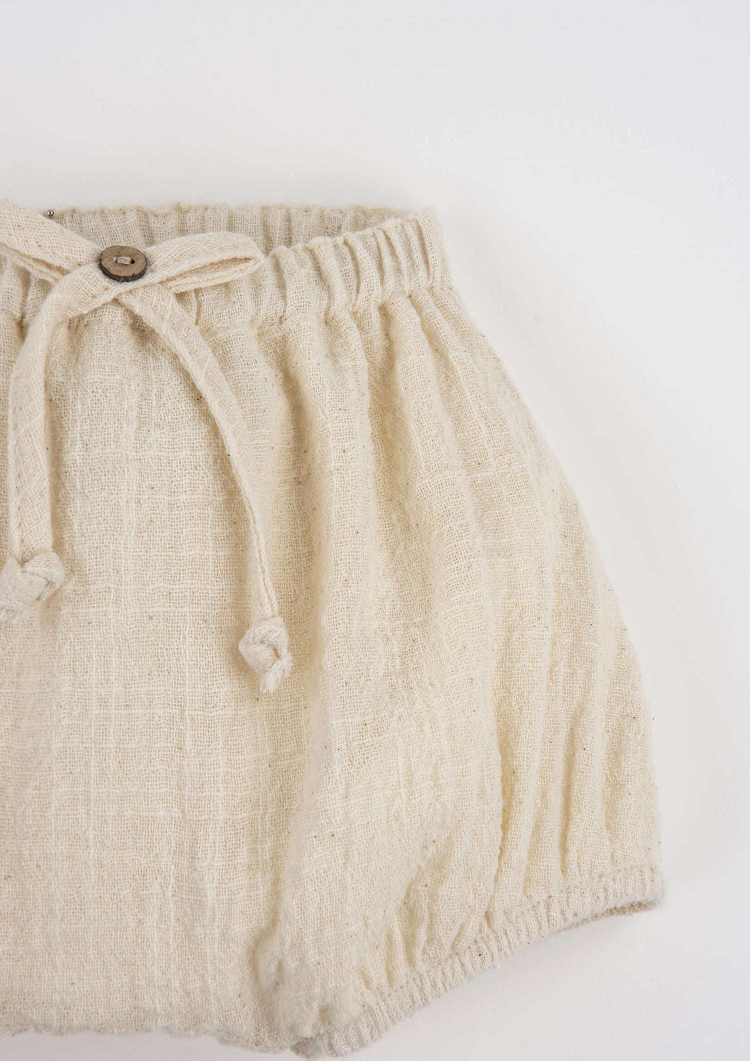 Popelin Off-White Basic Baby Culotte