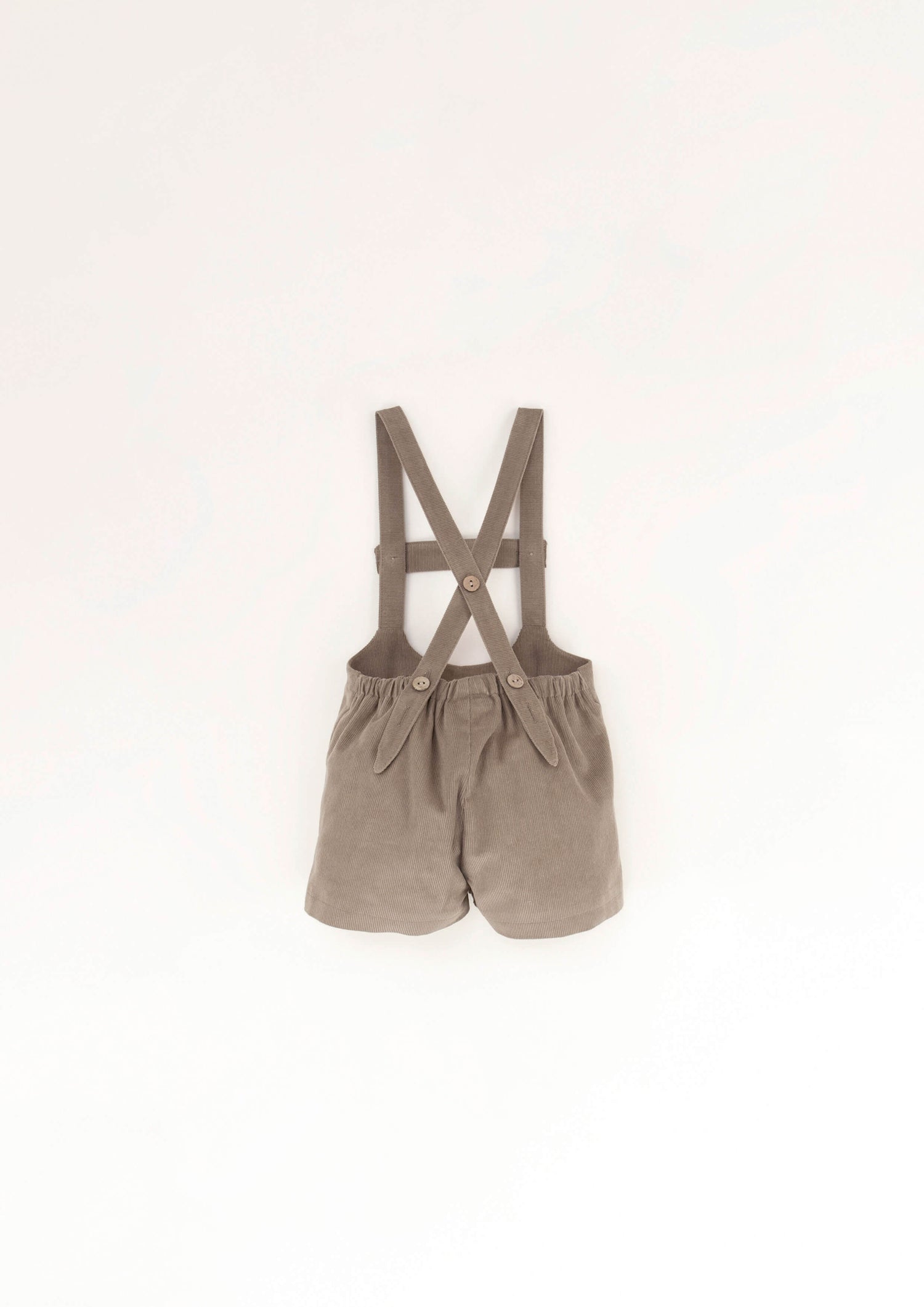Popelin Taupe Pants with Straps