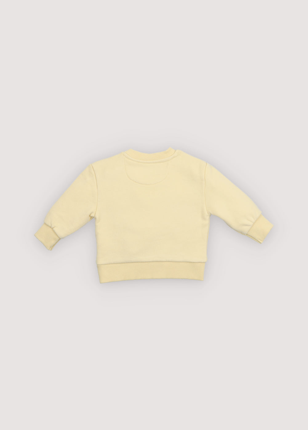 The New Society Tns Logo Baby Sweatshirt Soft Lemon