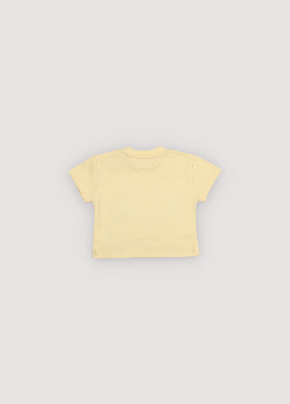 The New Society Logo Baby T-Shirt Soft Lemon