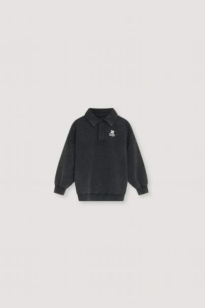 The New Society Girls Forged Iron Logo Polo