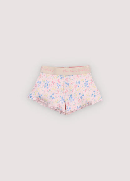 The New Society Rib Baby Short Sabina Print