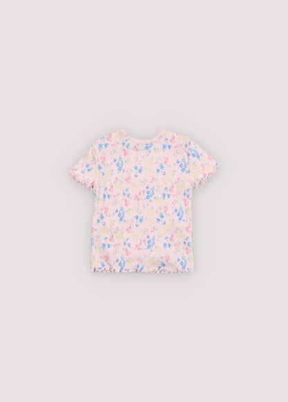 The New Society Rib Baby Tee Sabina Print