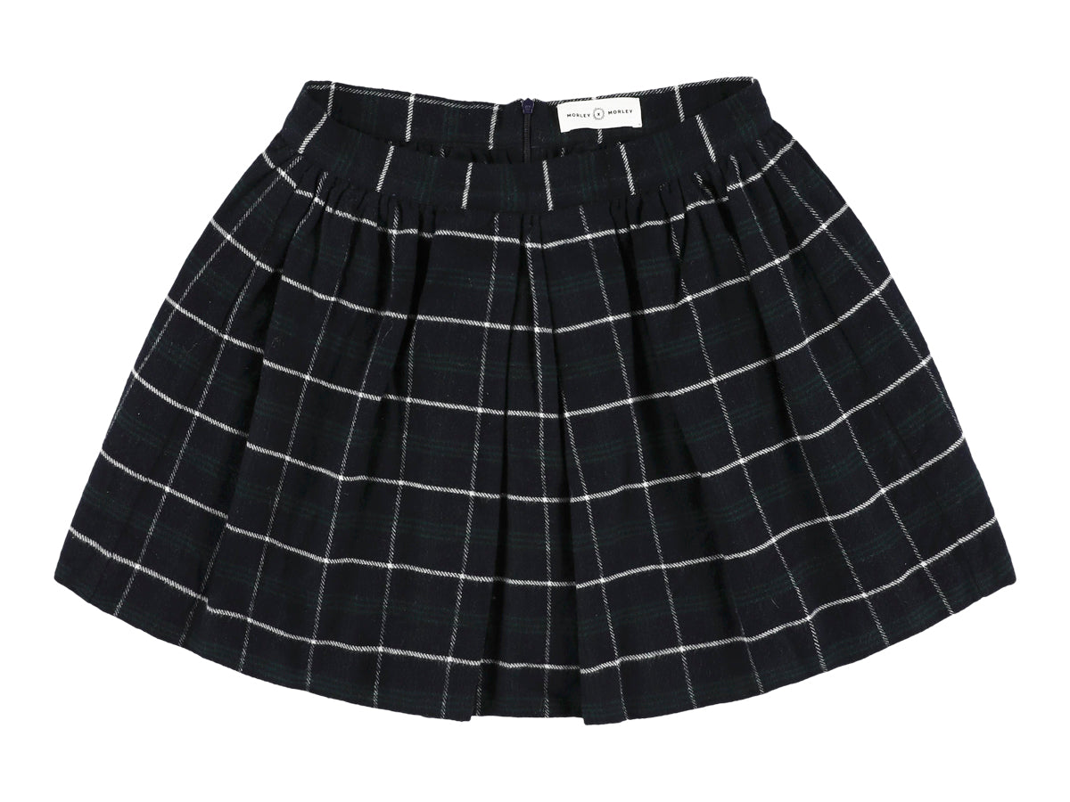 Morley Girls Blue Long Pleated Skirt