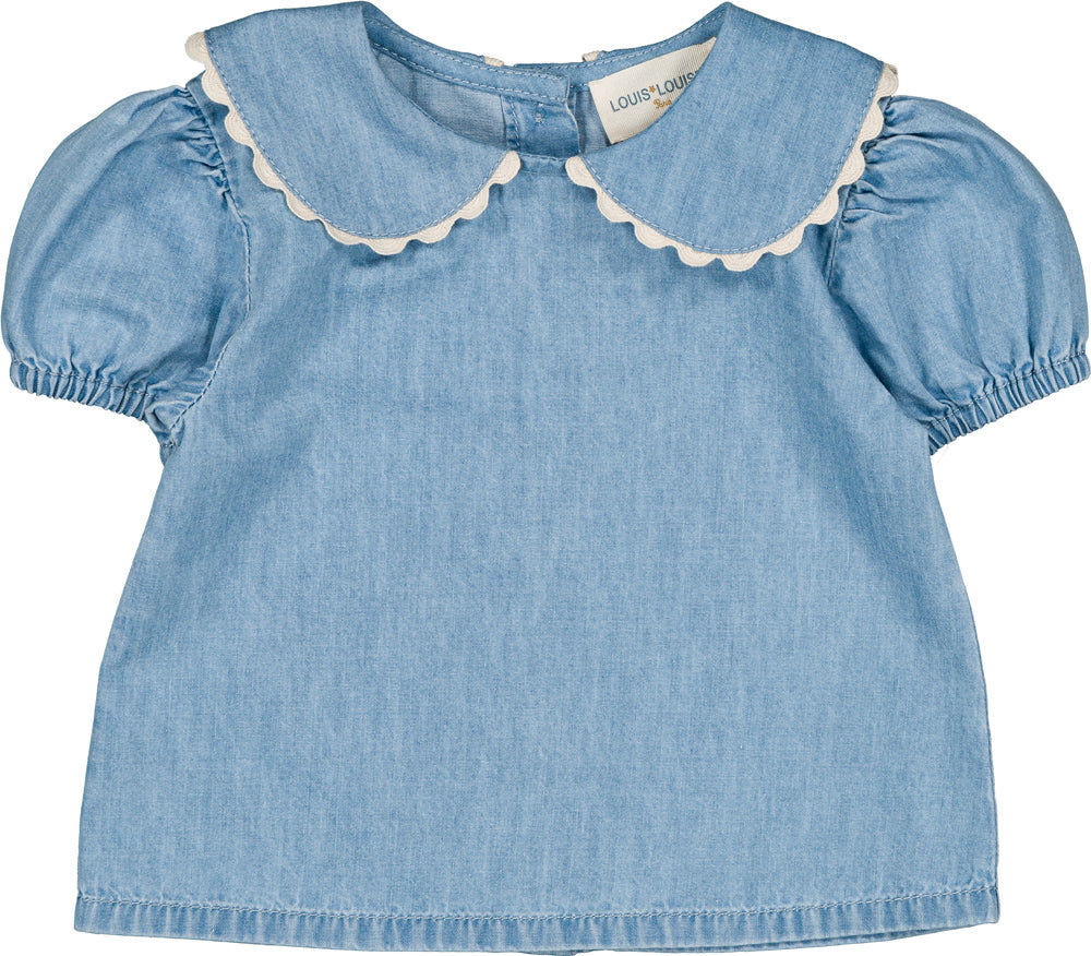 Louis Louise Chambray Light Blue Tunic