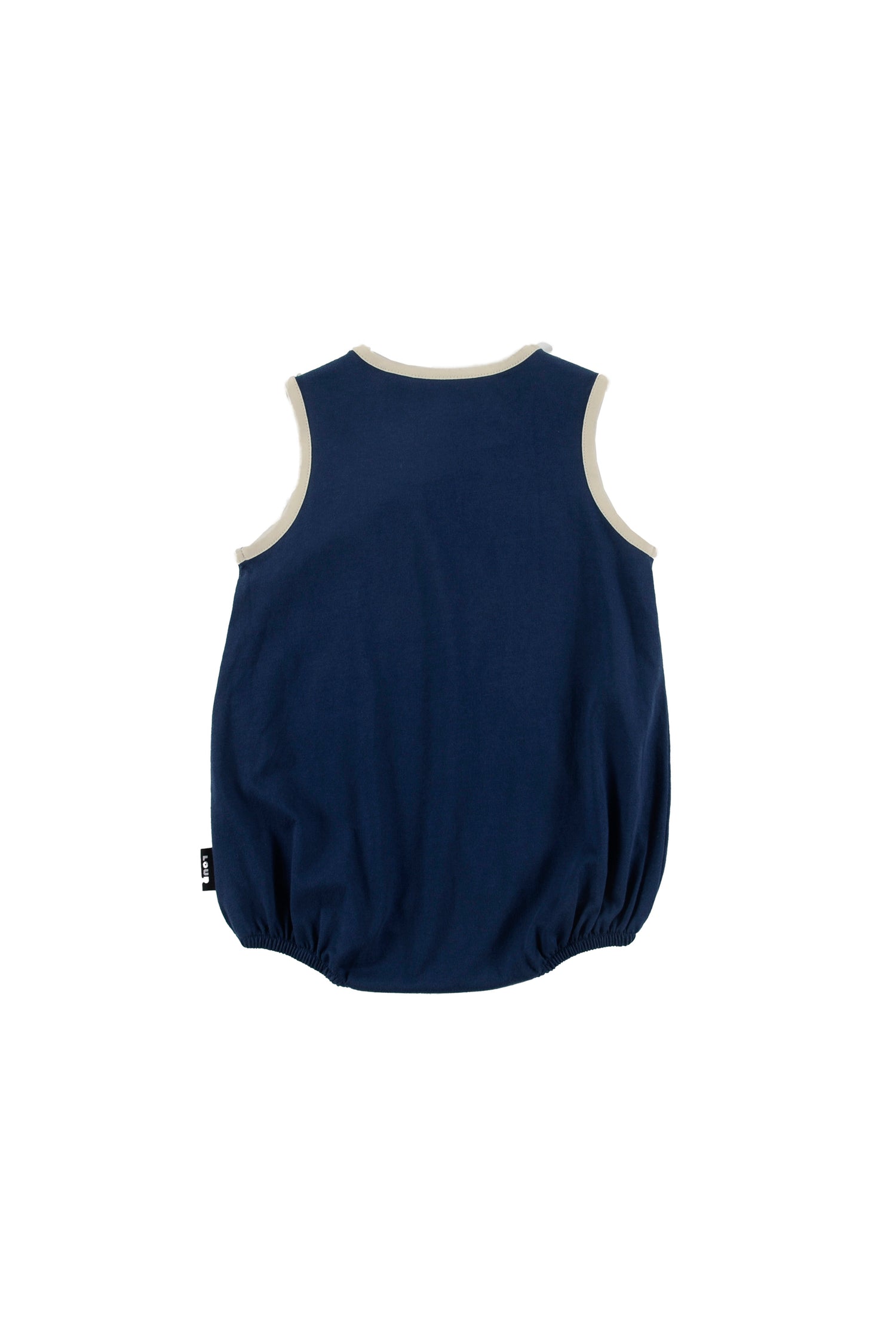 Loud Apparel Navy Romper