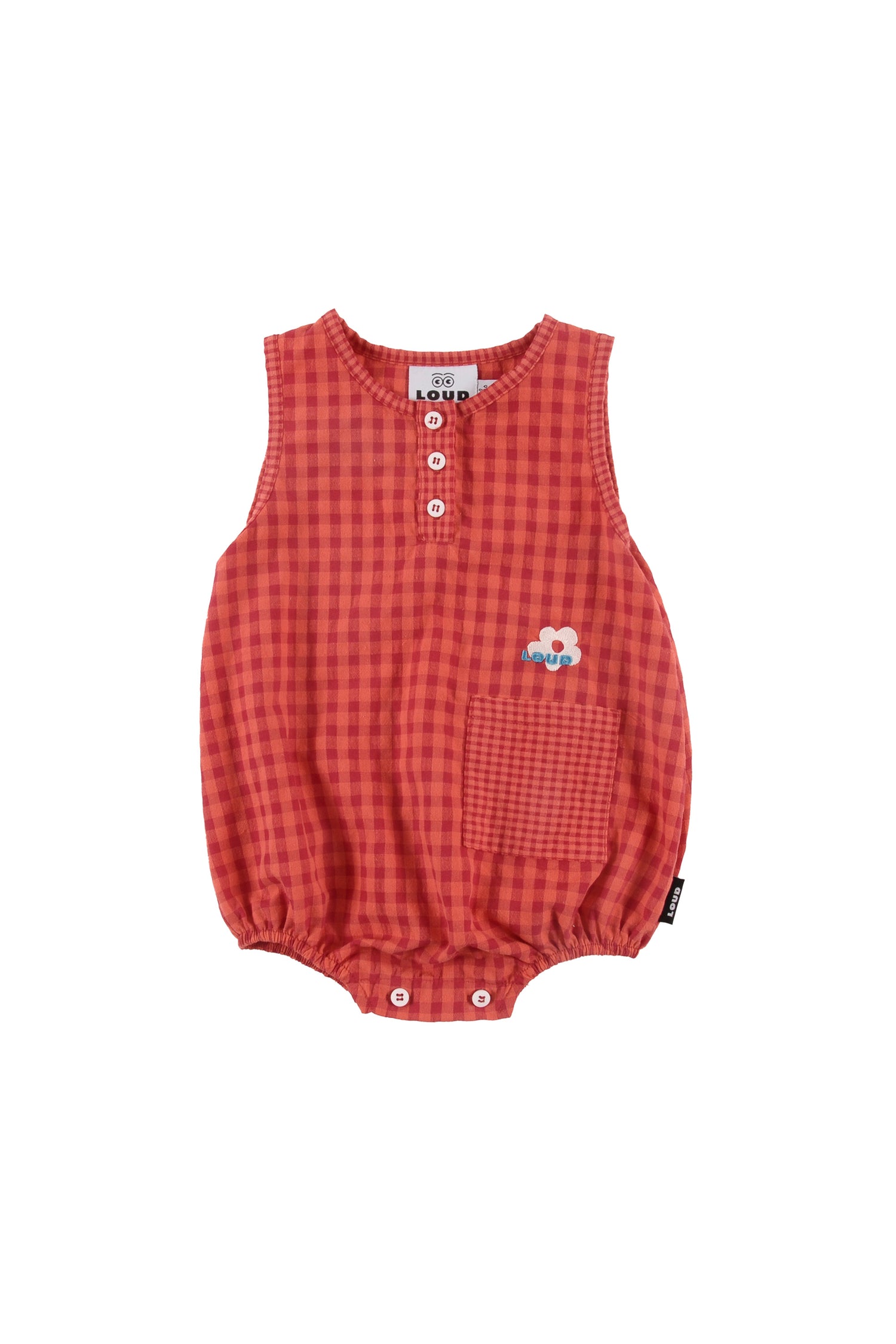 Loud Front Pocket Baby Romper