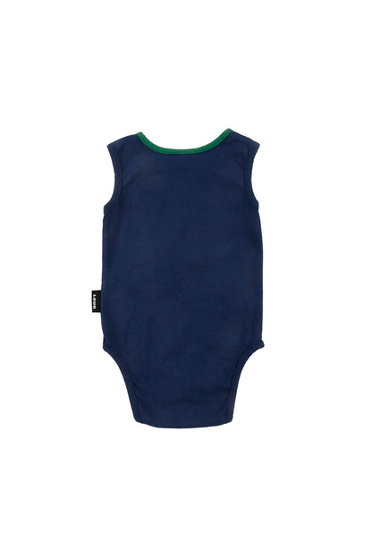 Loud Contrast Binding Neck Baby Body Suit