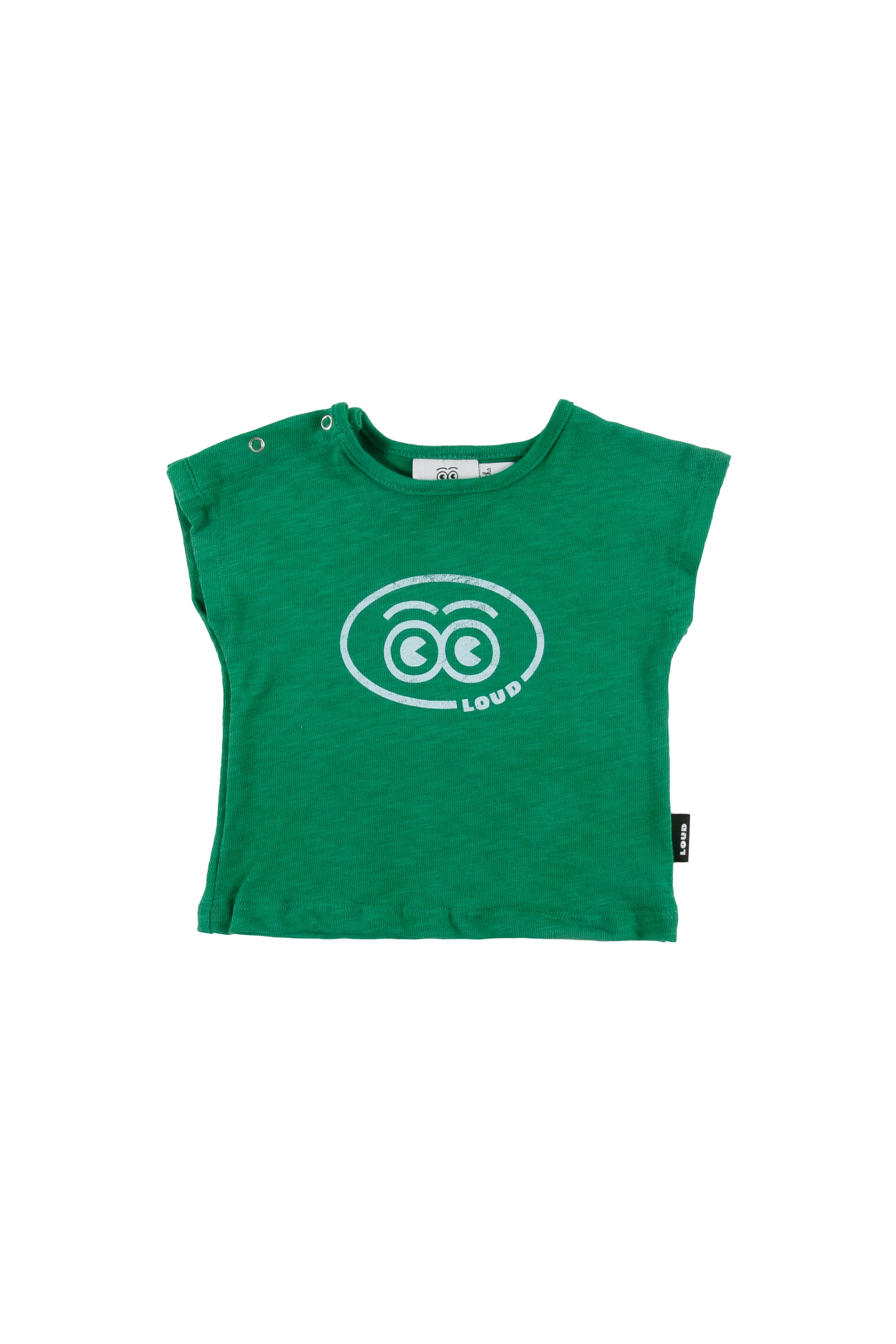 Loud Eyes Green Logo T-Shirt