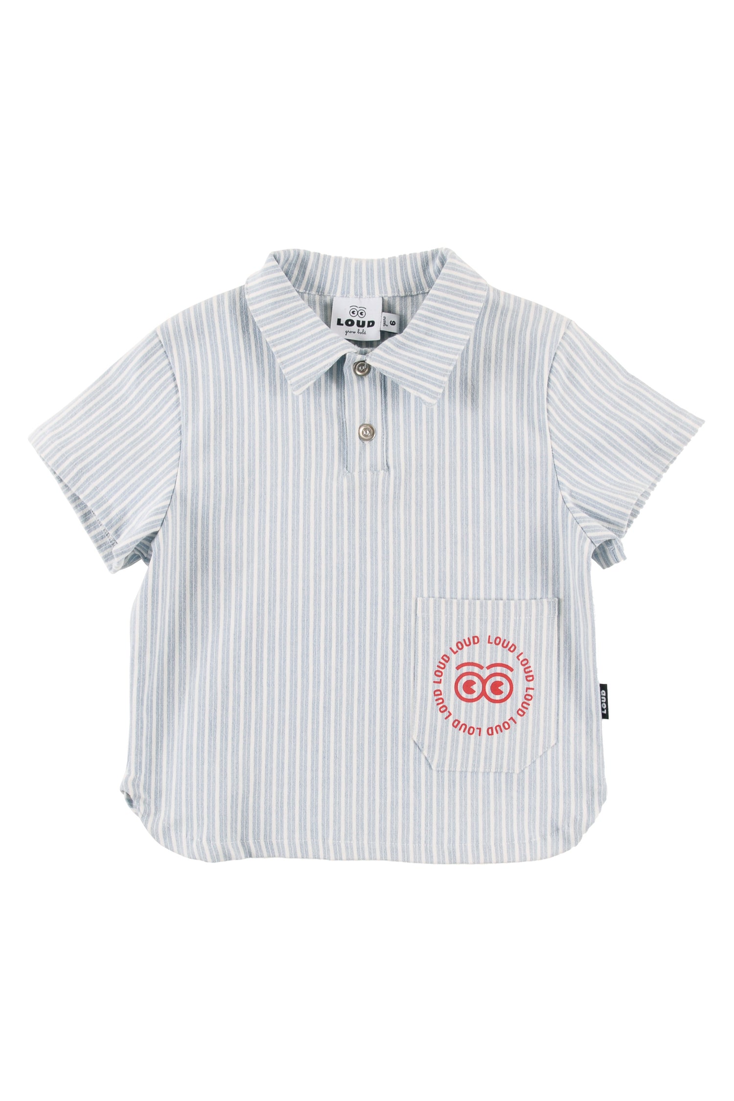 Loud Eyes Logo Collared Shirt
