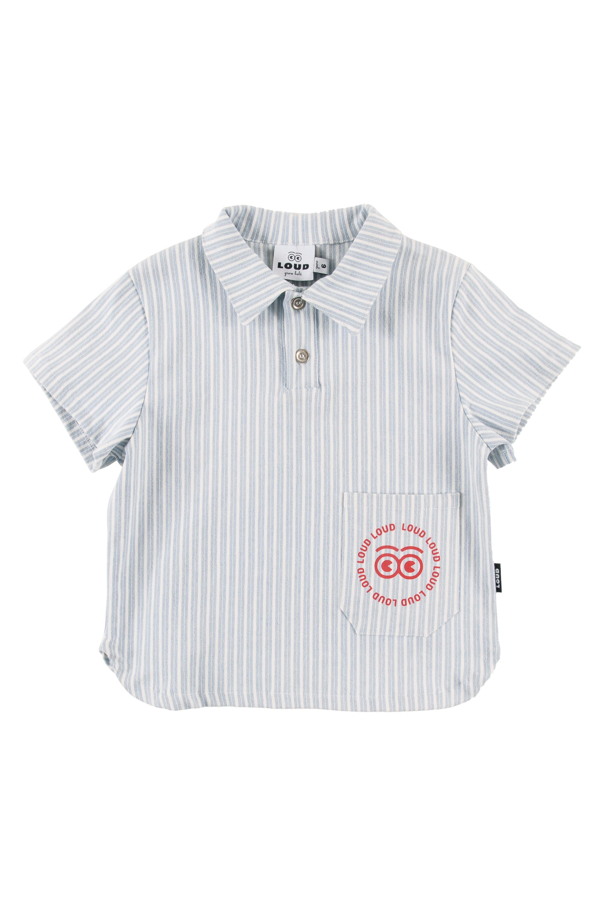 Loud Eyes Logo Collared Shirt