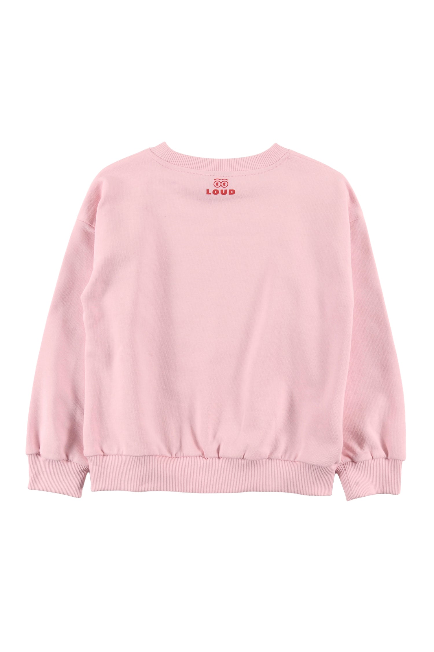 Loud Eyes Pink Logo Sweater