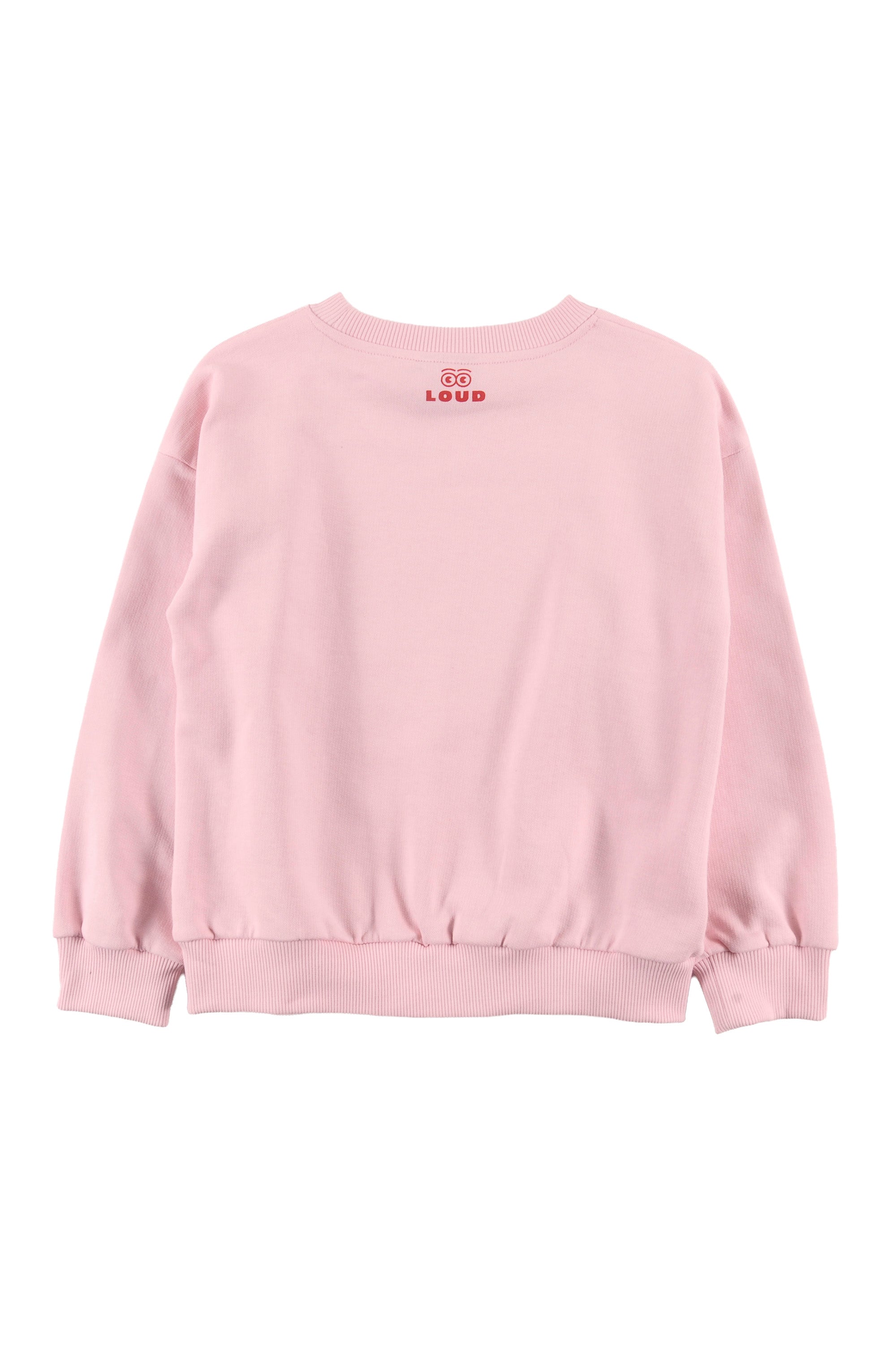Loud Eyes Pink Logo Sweater