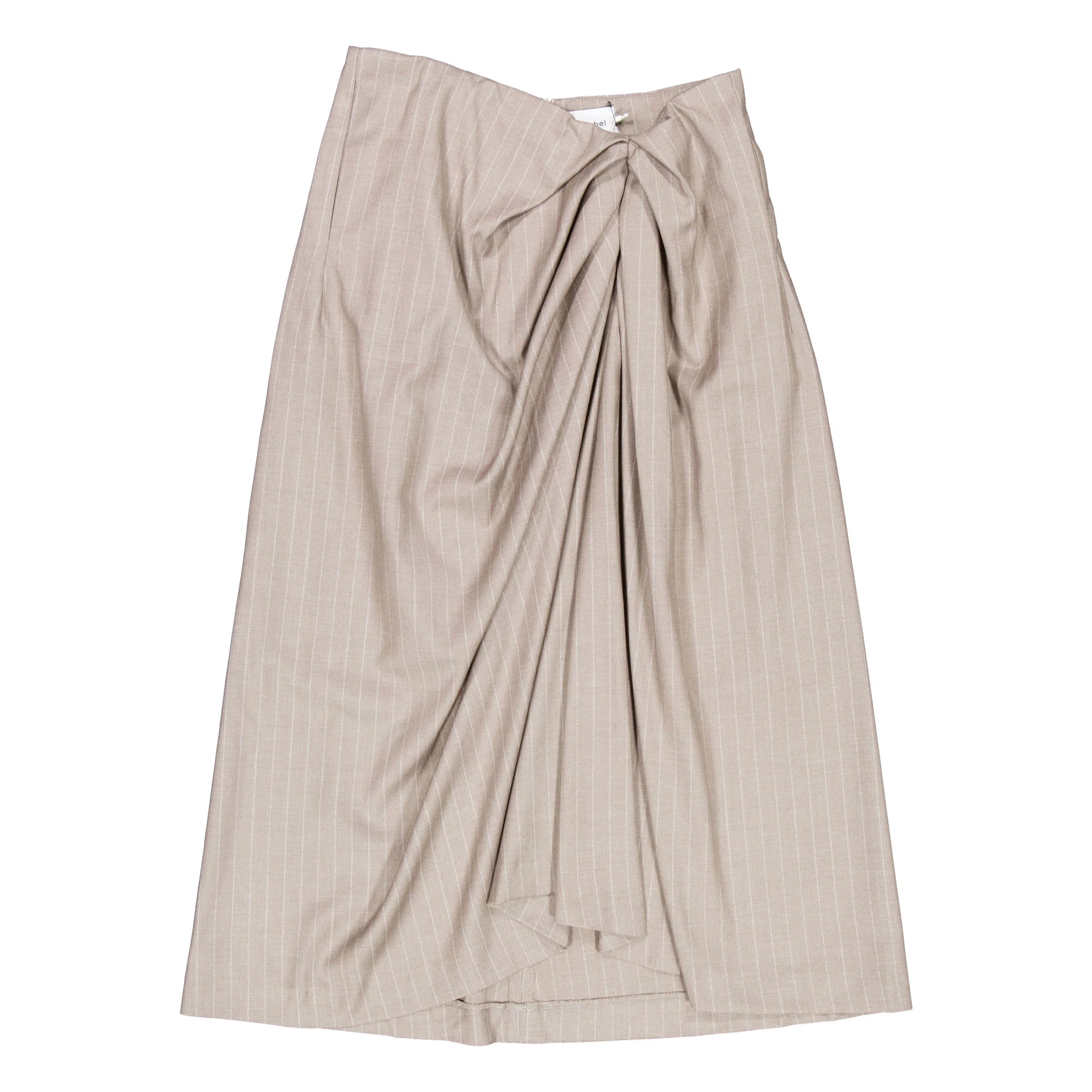 Unlabel Sand Stripes Raw Skirt