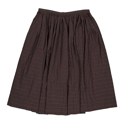 Unlabel Chocolate Stripes Bite Skirt