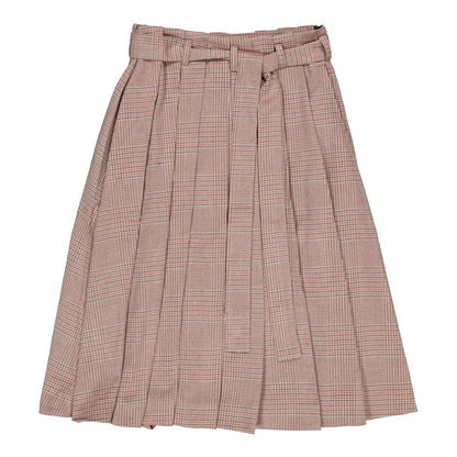 Unlabel Sand/Red Checks Pale Skirt