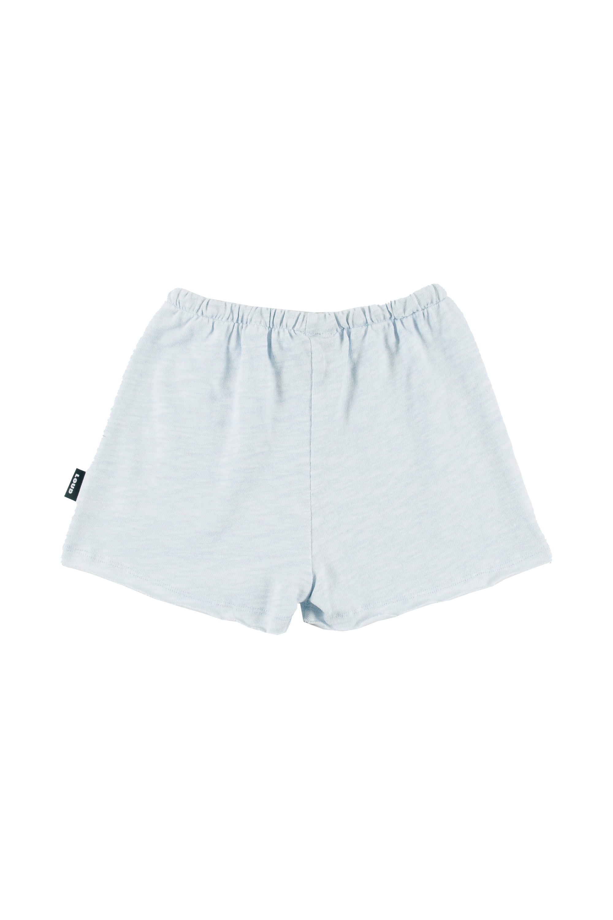 Loud Eyes Blue Logo Shorts