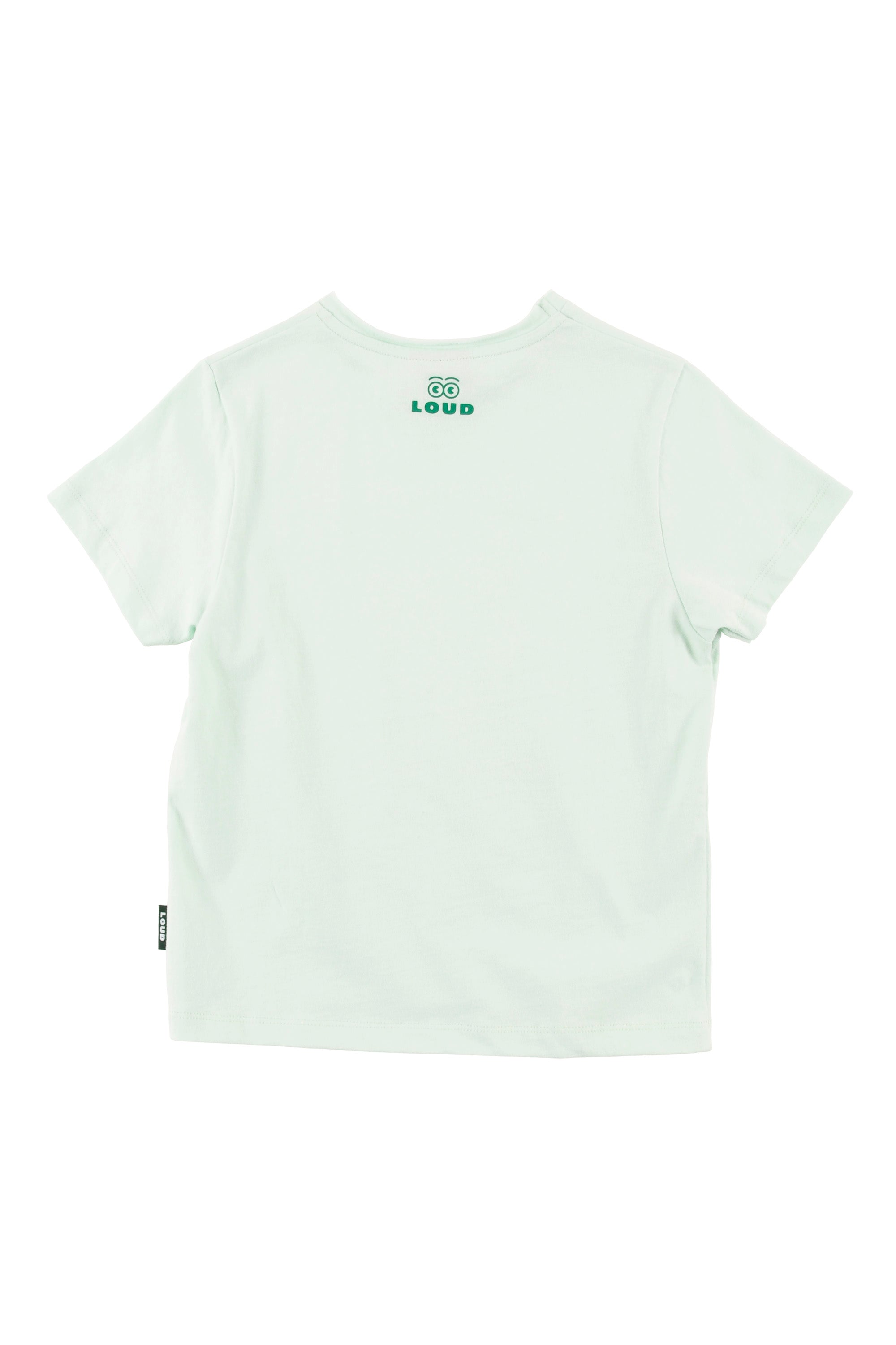 Loud Raw Edge Neck Lemon T-Shirt