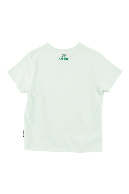 Loud Raw Edge Neck Lemon T-Shirt