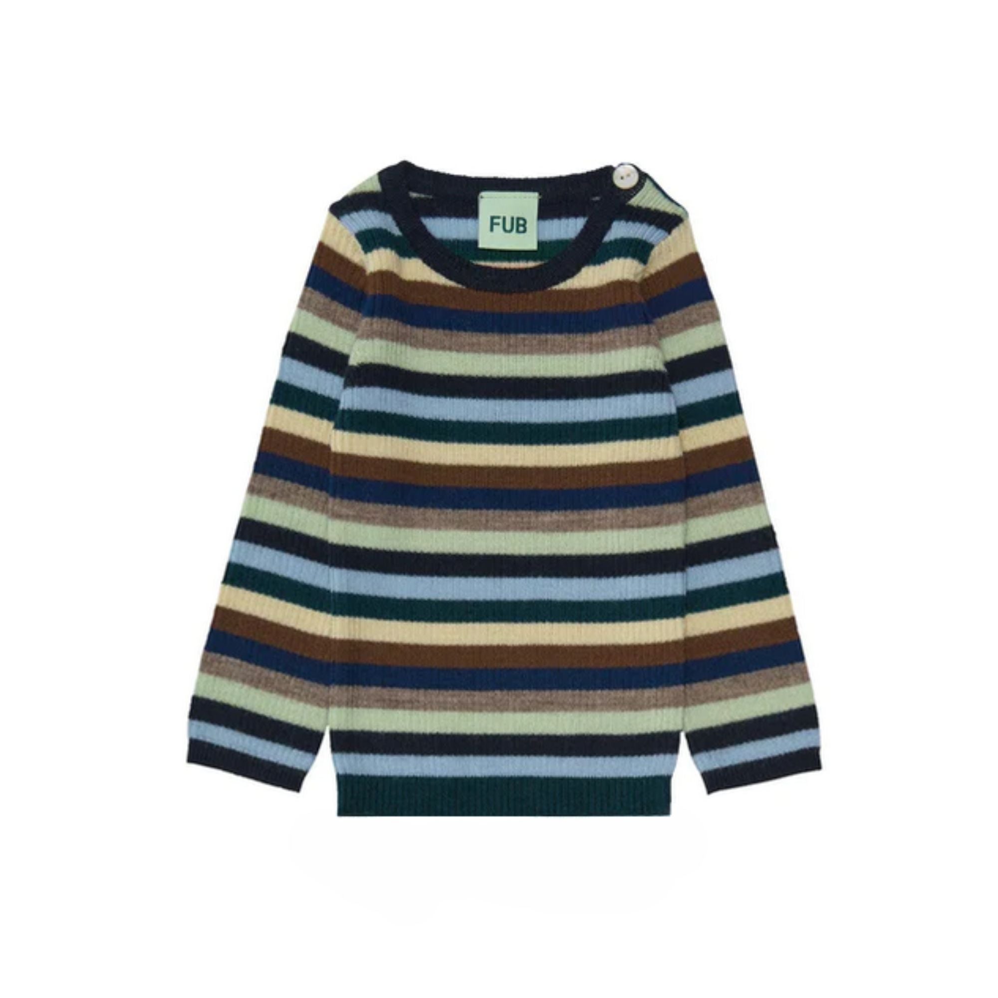Fub Multi Striped Baby Sweater