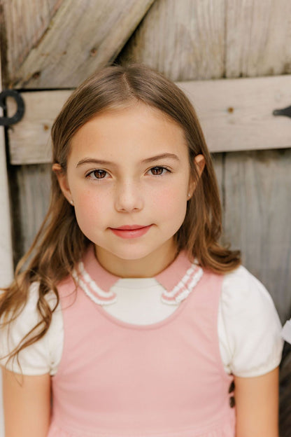 Duet Girls Ivory Collared T-Shirt