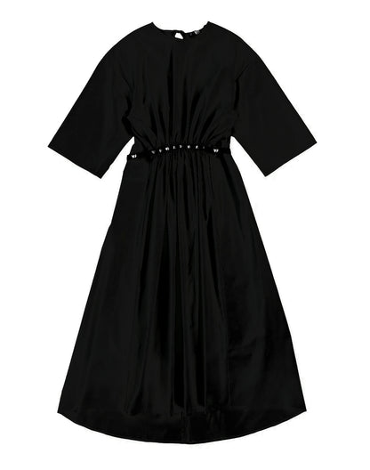 Venera Arapu Black Bass Flow Dress