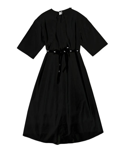 Venera Arapu Black Bass Flow Dress
