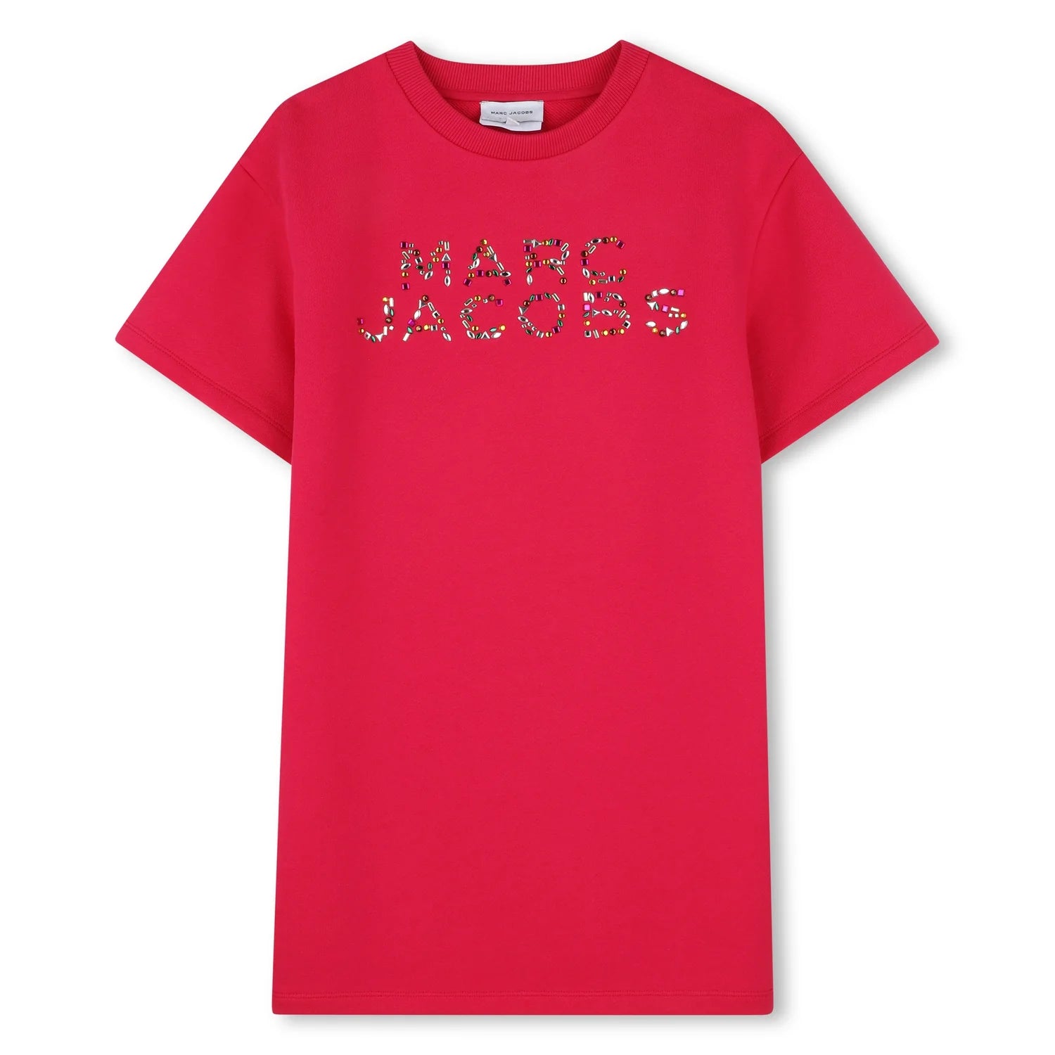 Little Marc Jacobs Pink Blush Cotton French Terry Dress