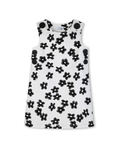 Little Marc Jacobs Ivory Sleeveless Trapeze Dress