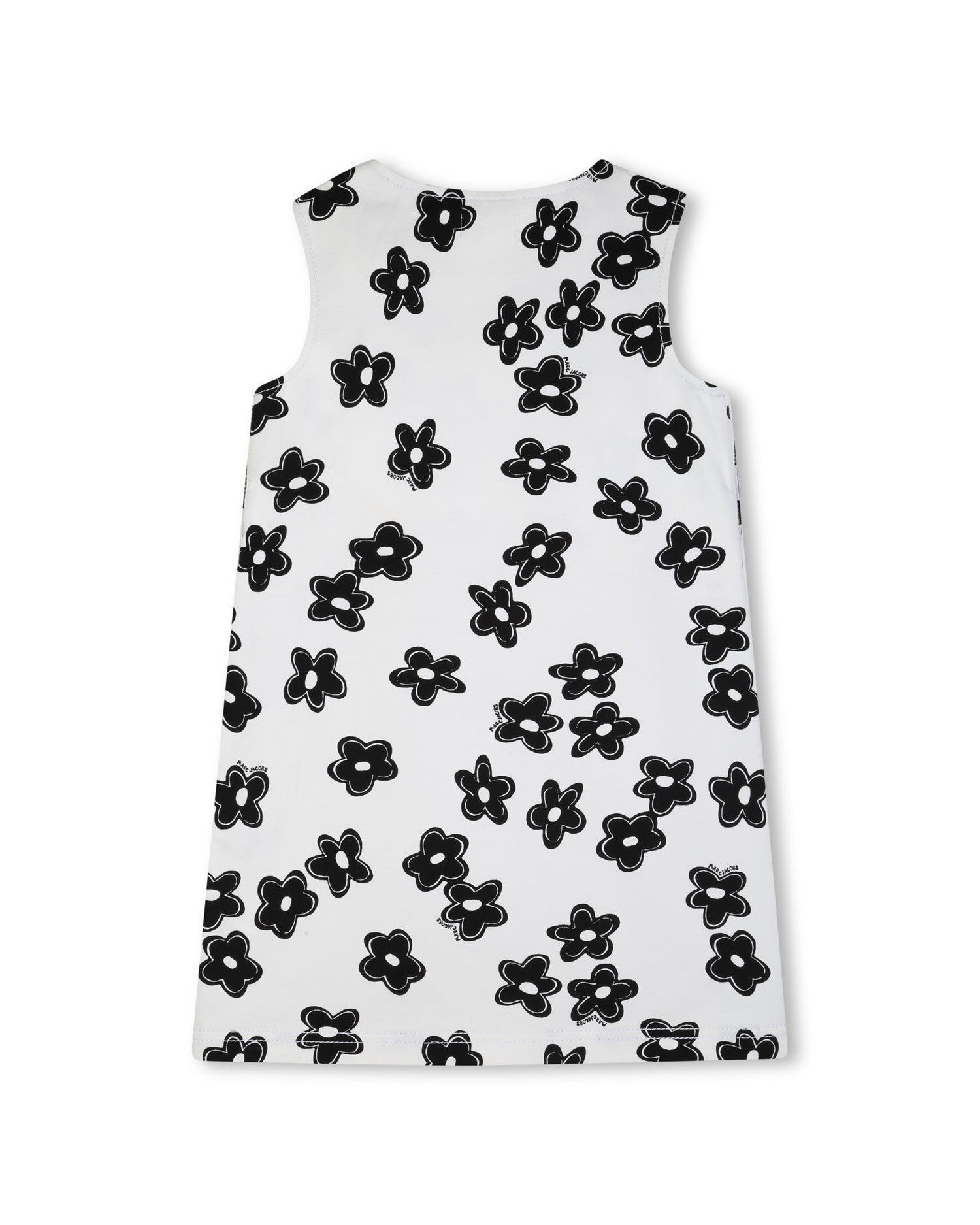 Little Marc Jacobs Ivory Sleeveless Trapeze Dress