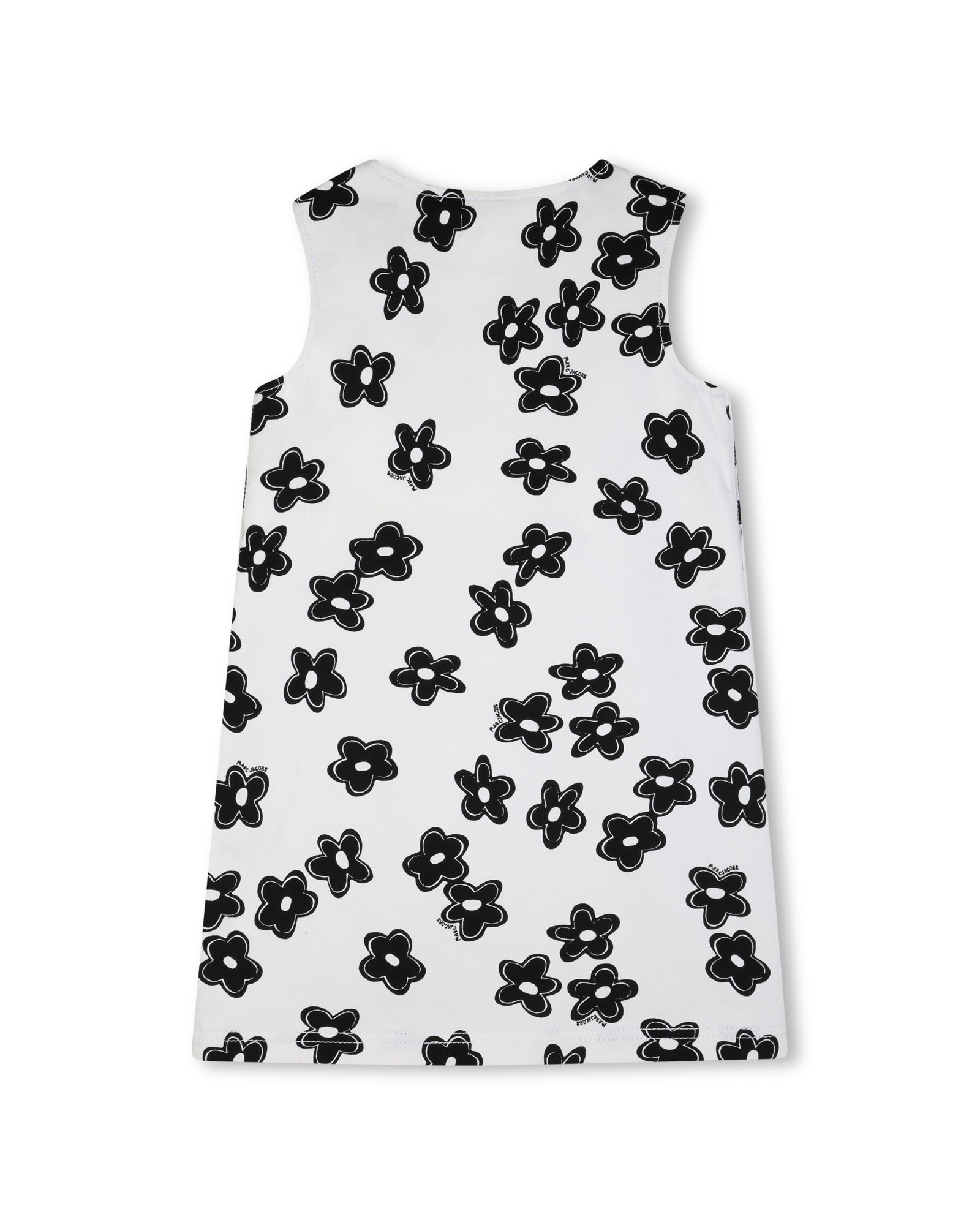 Little Marc Jacobs Ivory Sleeveless Trapeze Dress