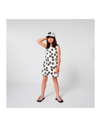 Little Marc Jacobs Ivory Sleeveless Trapeze Dress