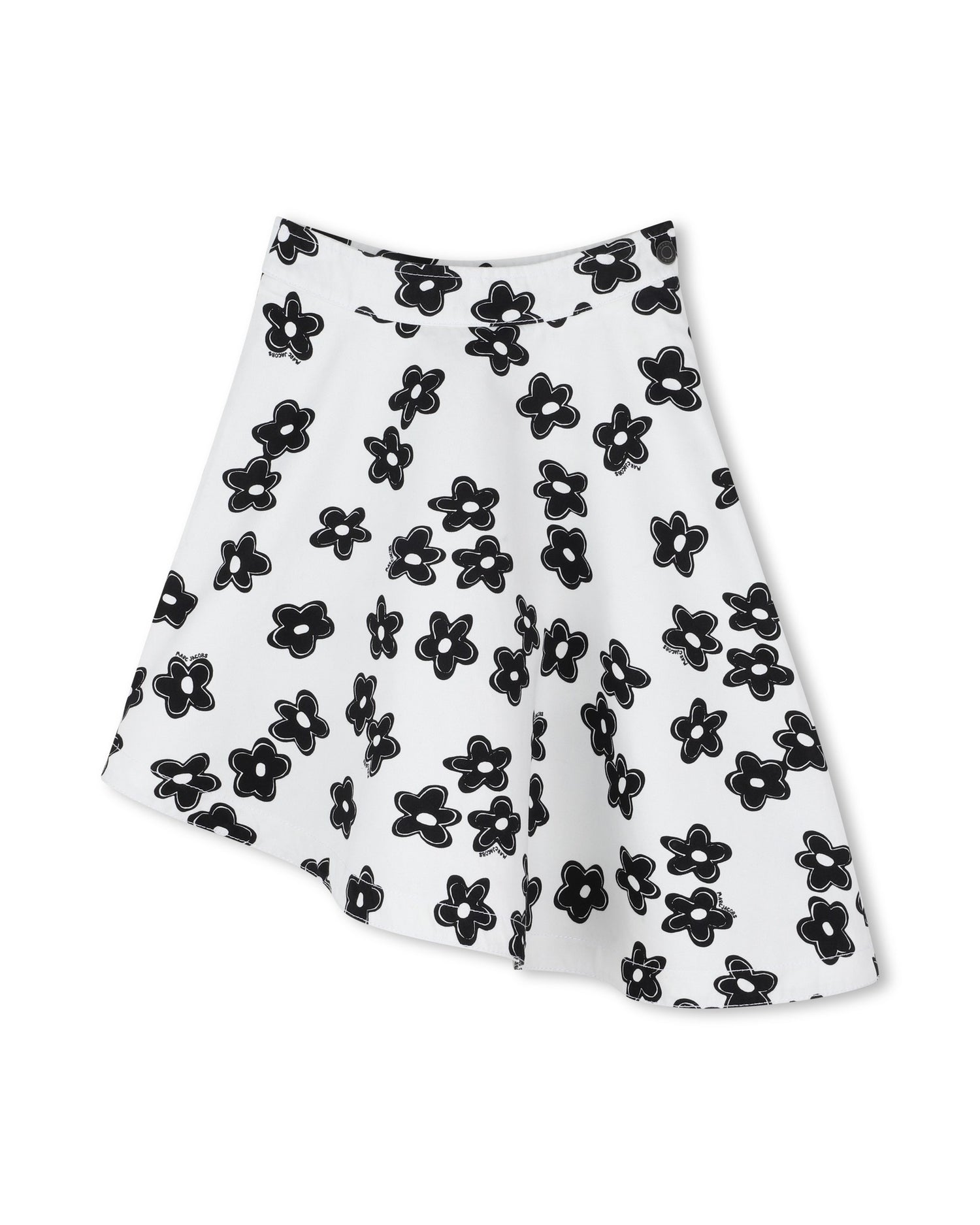Little Marc Jacobs Ivory Asymetrical Skirt in Cotton Drill