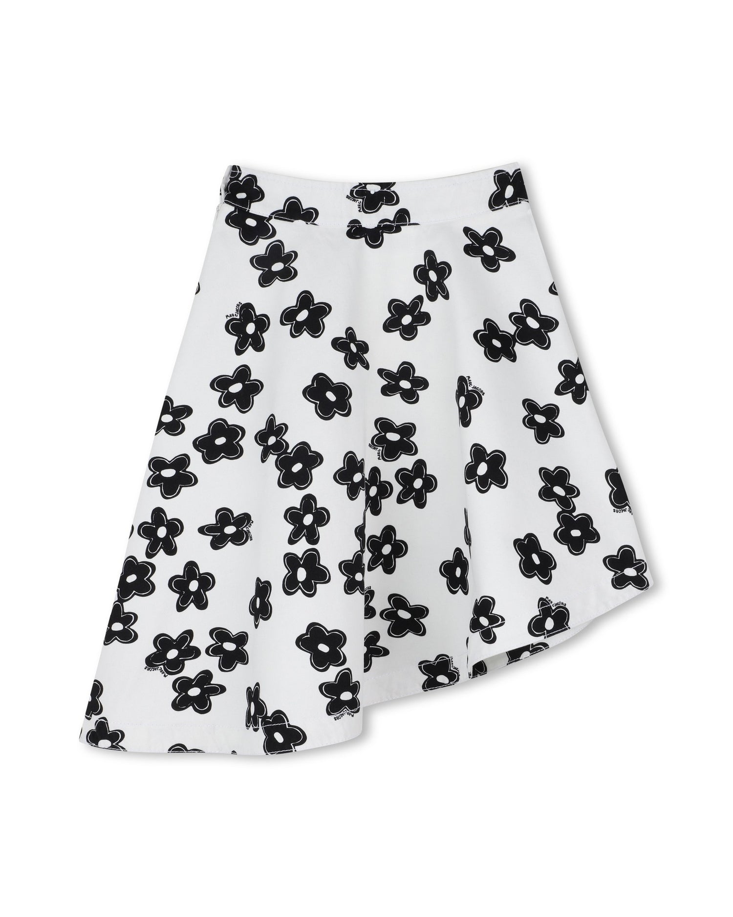 Little Marc Jacobs Ivory Asymetrical Skirt in Cotton Drill