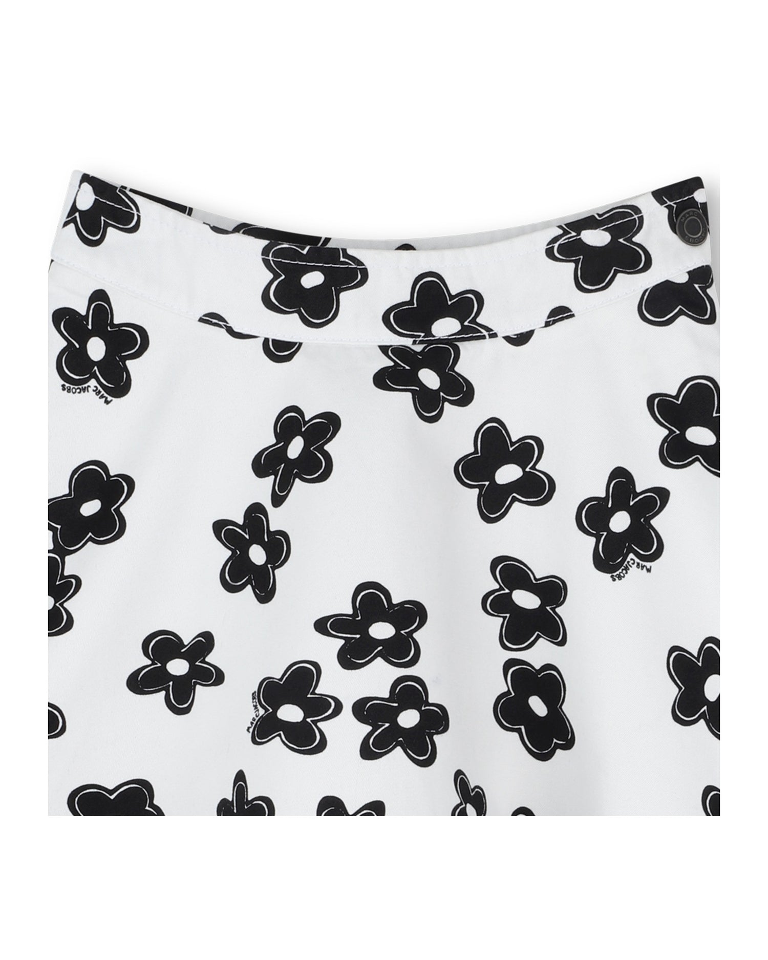 Little Marc Jacobs Ivory Asymetrical Skirt in Cotton Drill
