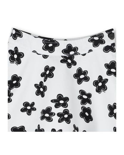Little Marc Jacobs Ivory Asymetrical Skirt in Cotton Drill