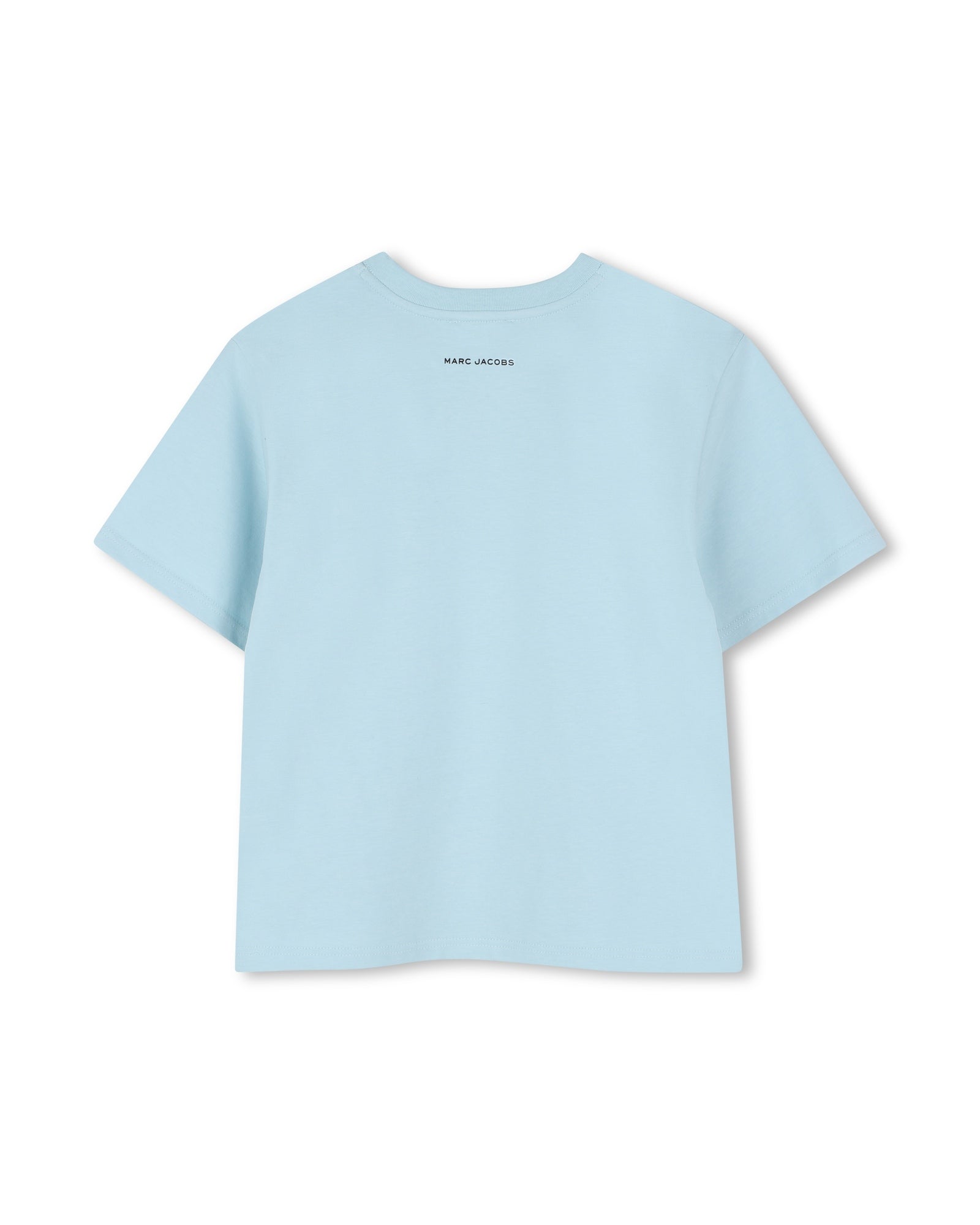 Little Marc Jacobs Pale Blue T-Shirt in Cotton Jersey