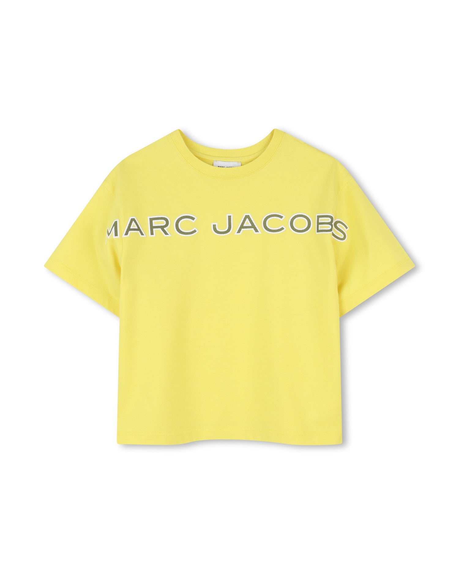 Little Marc Jacobs Yellow T-Shirt in Cotton Jersey
