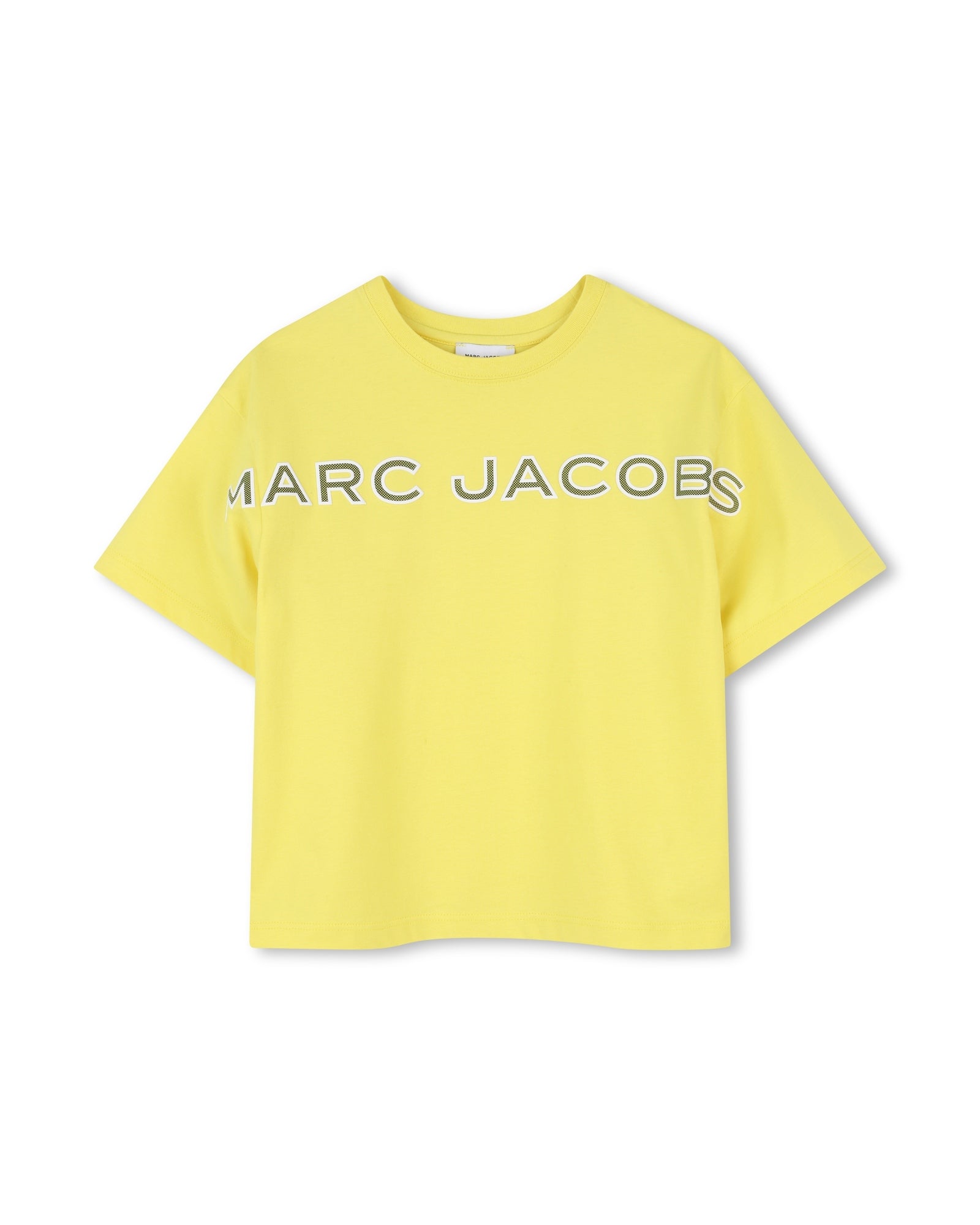 Little Marc Jacobs Yellow T-Shirt in Cotton Jersey