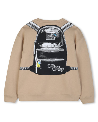 Little Marc Jacobs String Organic French Terry Sweatshirt