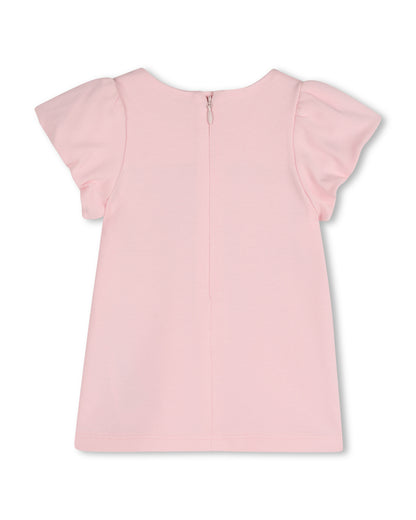 Little Marc Jacobs Pink Dress in Interlock Cotton