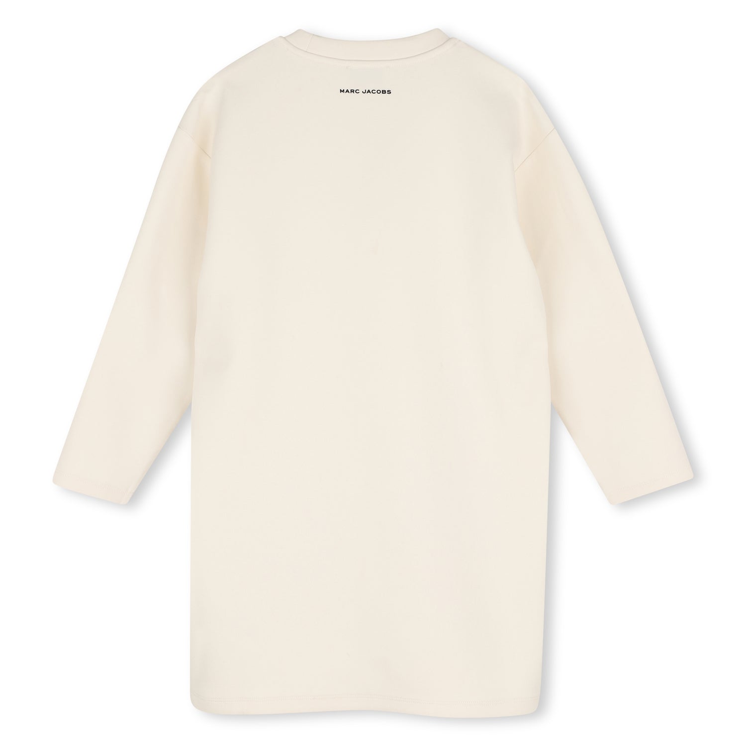 Little Marc Jacobs Girls Ivory Long Sleeved Dress