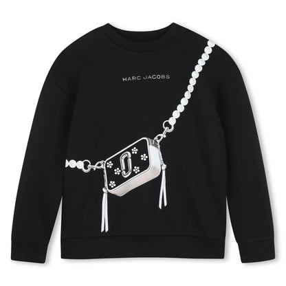 Little Marc Jacobs Girls Black Sweatshirt