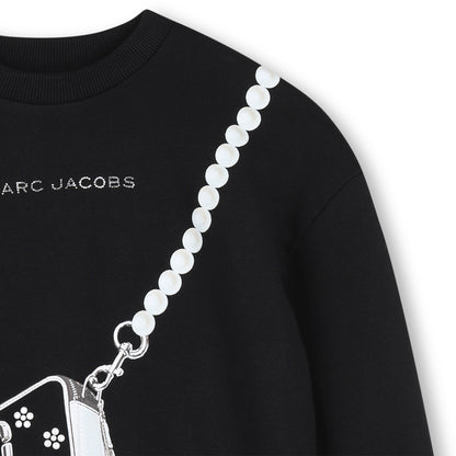 Little Marc Jacobs Girls Black Sweatshirt